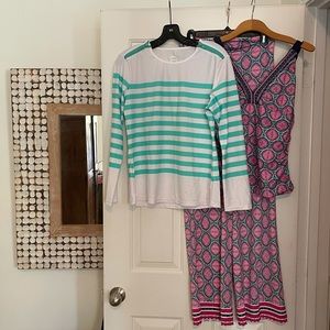 Cabana Life set! Pants M, tankini XL and rash guard L great condition!